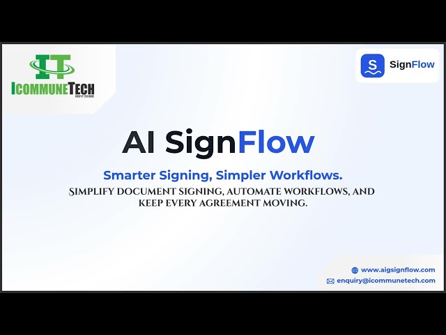 SignFlow: Powerful eSignature & Digital Signing Software for Businesses