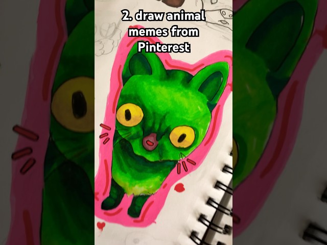 FUN SKETCHBOOK IDEAS #art #sketchbook #trending #youngartist #drawing