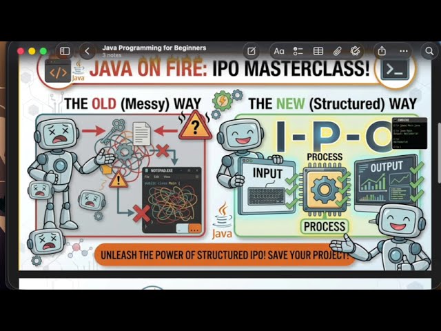 Java IPO (Input–Process–Output)