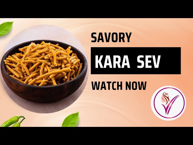 Savory Kara Sev | Crunchy & Tasty Indian Snack | Tea-Time Snack | #homemadesnacks #recipe #cooking