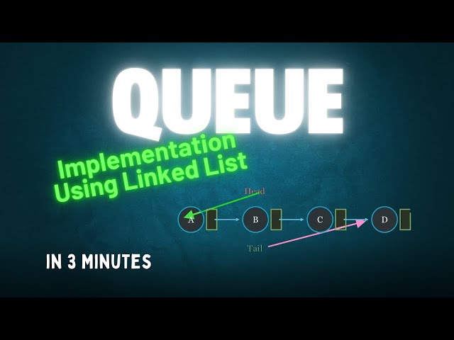 Queue Implementation Using Linked List in Python | Queue Operations Explained | DSA Using Python