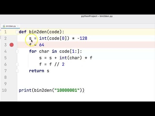 Using PyCharm Debugger Tools and Breakpoints