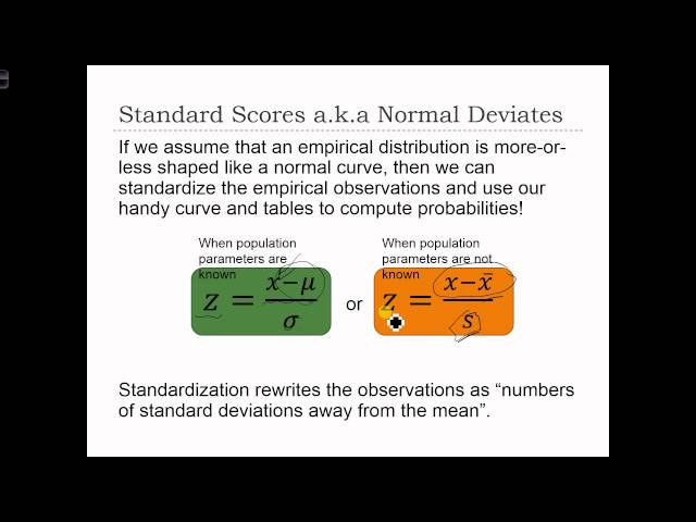 GEOG 3020 Lecture 10-5   Continuous Probability Distributions
