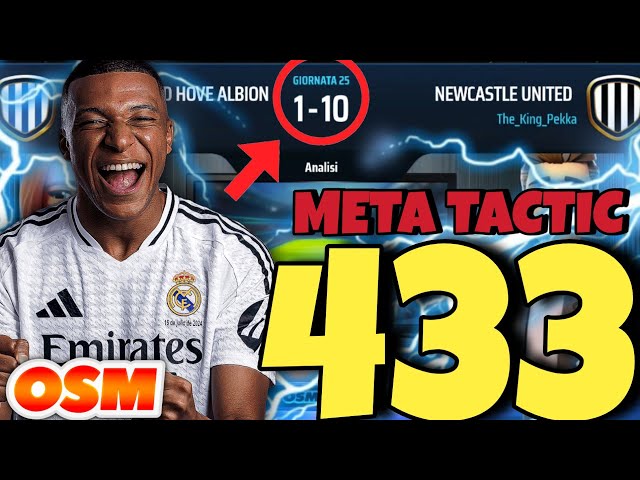 🏆OSM 2026 BEST 433 META Tactics! The NEW BEST Tactic OF OSM 2026! Online Soccer Manager 2026🔥