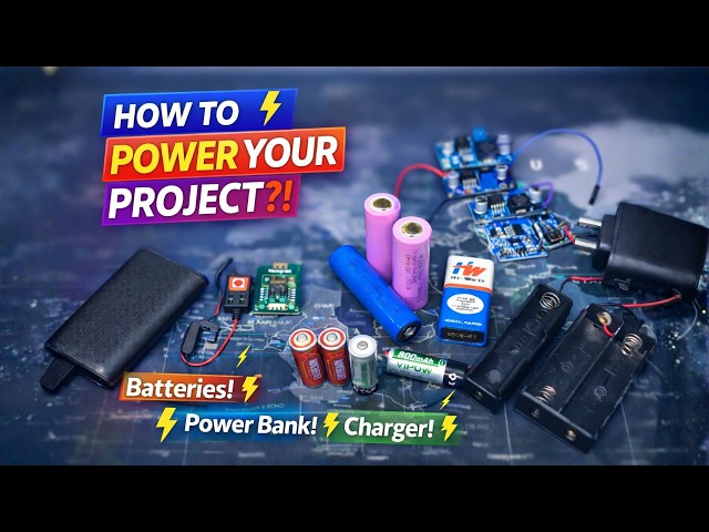 How to Power your Microcontroller Projects? | I Wish I Knew This Before Using Arduino