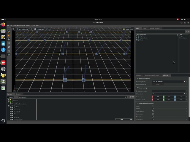 The double inverted pendulum was trained using MSI EdgeXpert(NVIDIA GB10).
