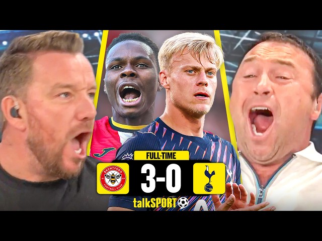 "GET ME OFF-AIR!" Jamie O'Hara HEAD LOSS as Spurs are THRASHED by Brentford 3-0!