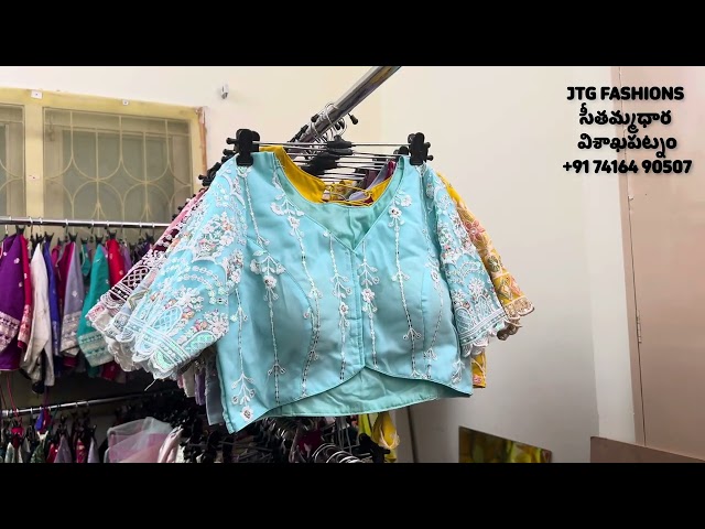 Designer Net Blouses Collection Updated | JTG FASHIONS Readymade Blouse Store Seethammadhara Visa...