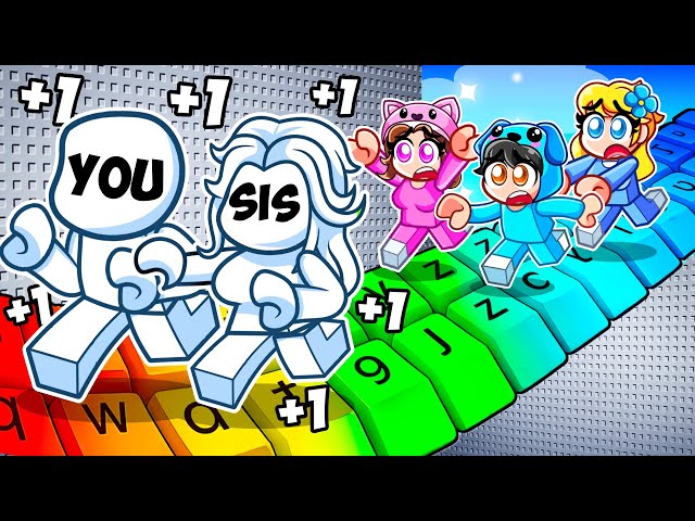 Your OVERPROTECTIVE SISTER Meets MY CRAZY FAN GIRLS in +1 SPEED KEYBOARD ESCAPE!
