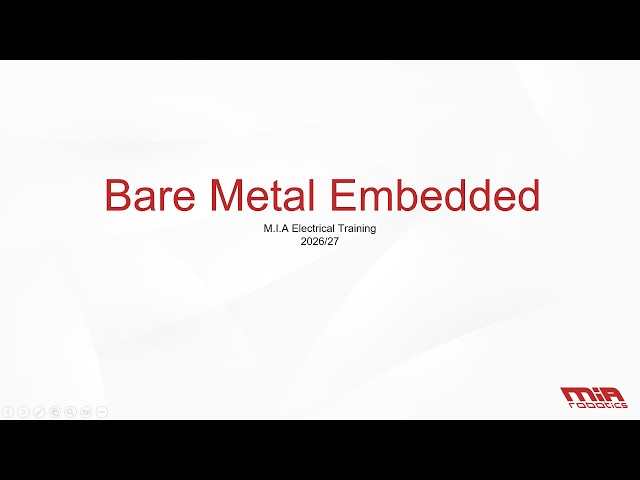 Embedded Systems: introduction to Bare Metal Embedded