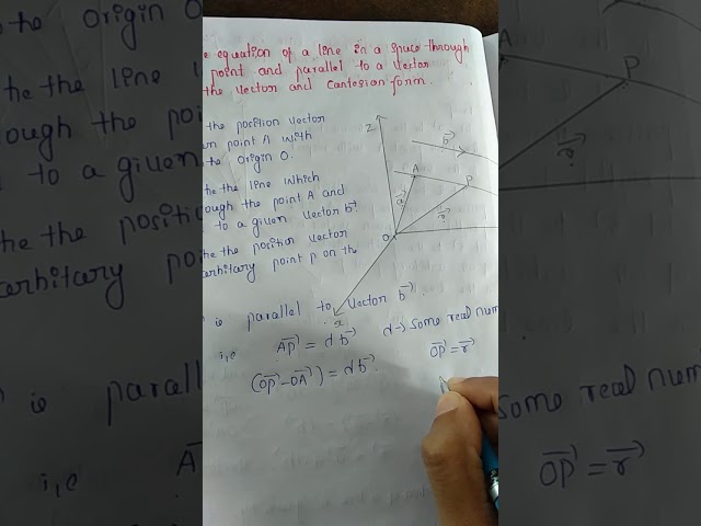 Three dimensional geometry.