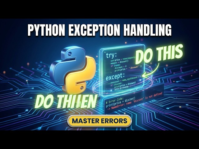 Python Exception Handling Errors : Try & Except for Beginners