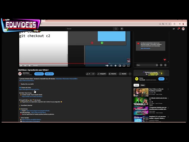 EduVideos ! Aprendiendo usar Github !