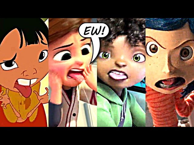 "Ew!" Compilation of Random Moments | 1 Second from Animated Movies