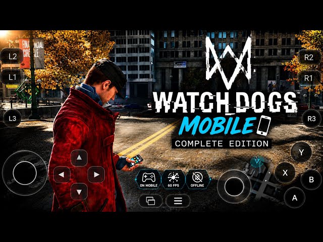 WATCH DOGS MOBILE GAMEPLAY | Android Gameplay | 60FPS | Offline Gameplay | Rk Ritik Tech 