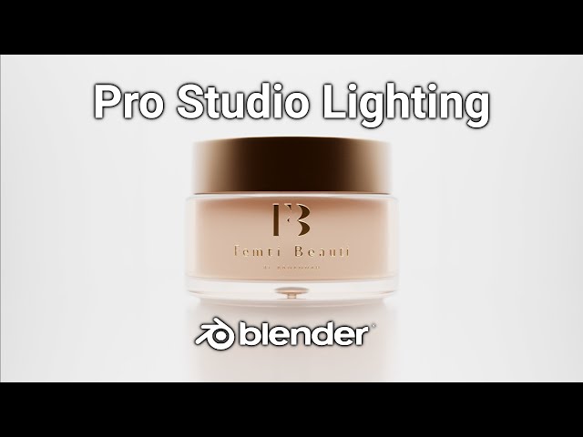How to Make Simple Studio Lighting | Blender Product Rendering Series