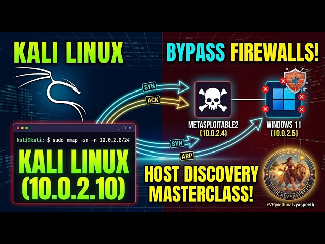 Stop Scanning Blindly! Master Nmap Host Discovery in 20 Mins 🛡️🔥| Firewalls को कैसे बायपास करें?