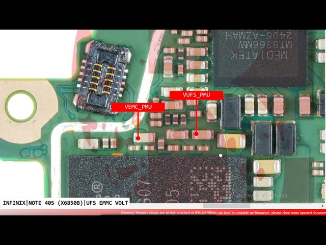 INFINIX NOTE 40S X6850B UFS ISP Pinout Test Point | Dead Boot Repair Solution |  ISP Pinout Dead Fix