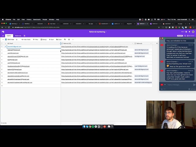 No code referral marketing program with Webflow, Airtable and Zapier [Part 2]