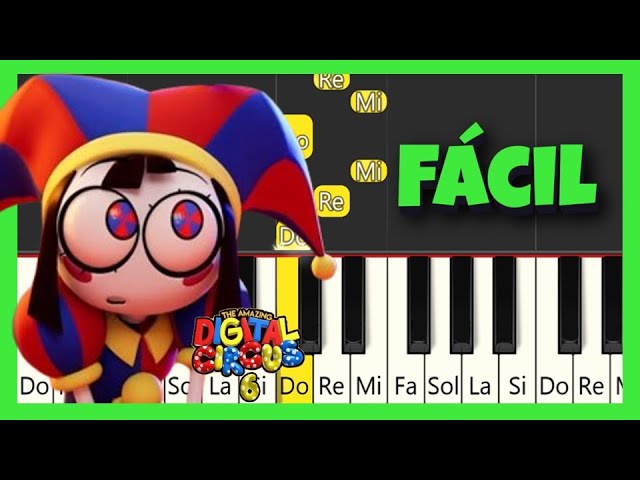 Digital Circus 6 - DAISY BELL - TUTORIAL DE PIANO FÁCIL