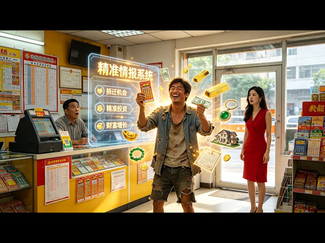 【完結】🔥失業男子意外獲得精准情報系統，憑藉超前資訊在彩票店瘋狂中獎積累財富，懟遍勢利小人，逆襲闖出熱血人生
