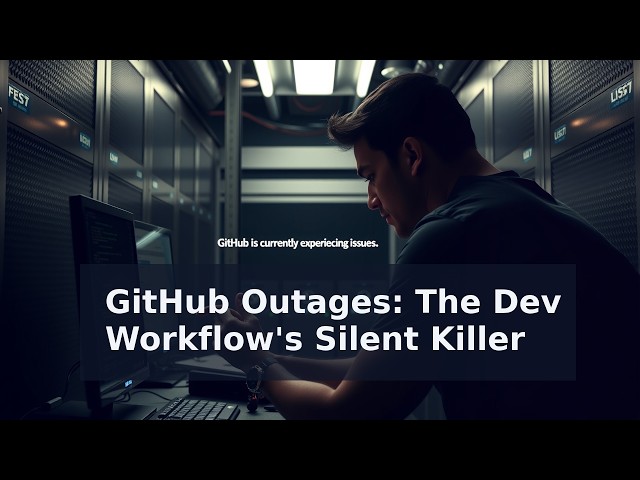 GitHub Outages: The Dev Workflow's Silent Killer