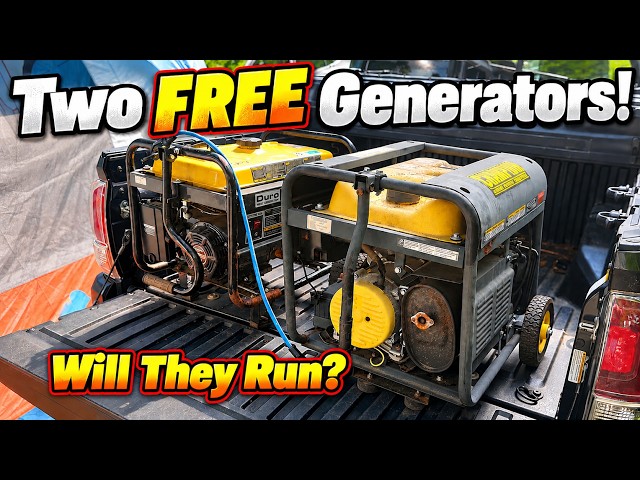 He Gave Me Two FREE Generators... Will Either One Run?