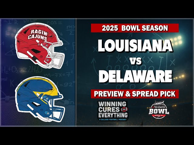 68 Ventures Bowl Louisiana vs Delaware Prediction & Model Picks Against the Spread 2025