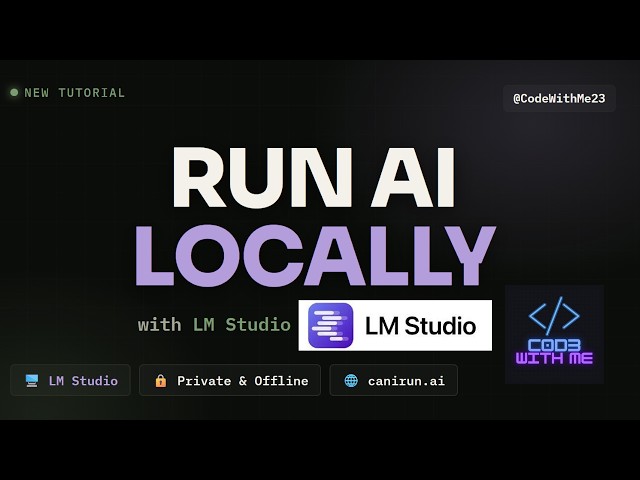 How to Run AI Models Locally with LM Studio (Free & Offline) - (In Myanmar)