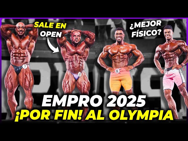 EMPRO 2025 🏆 Culturismo Ángel Calderón vs Sasan + Mauro Fialho men's + Germán