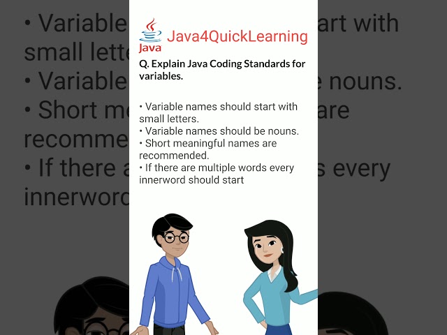 Explain Java Coding Standards for variables || 30 Days 30 Questions (25) || Placement Series #java