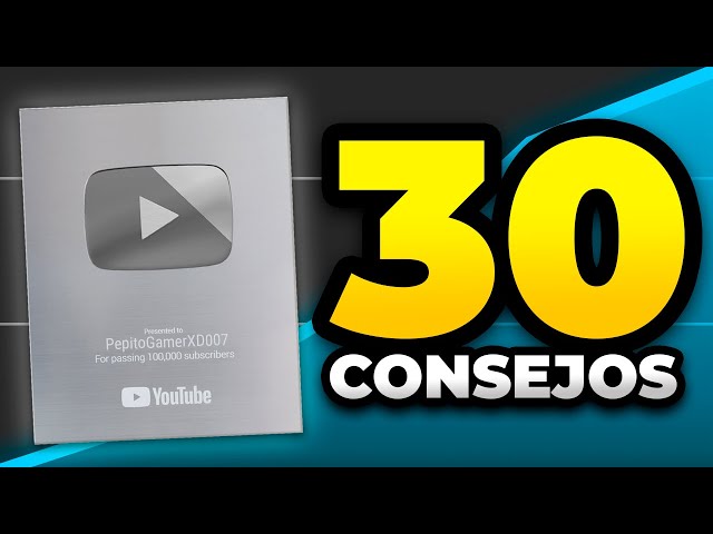 30 Consejos Para Crecer en YouTube en 10 minutos