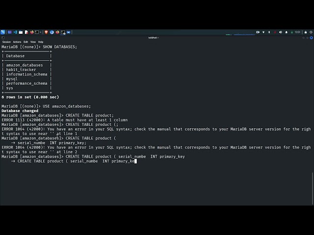 Learning MYSQL from basic for SQL injection so we can do bug bounty hunting