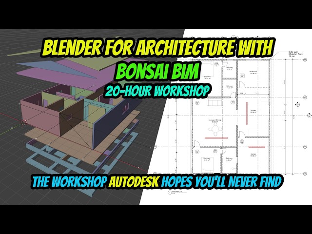 Blender for Architecture with Bonsai BIM: Replace Your Revit Workflow