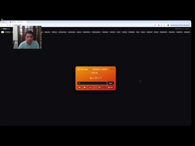 MathSnap challenge try 1