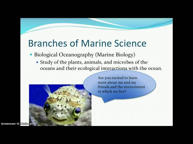 Unit 1: Introduction to Marine Science (Lectures 1 & 2)