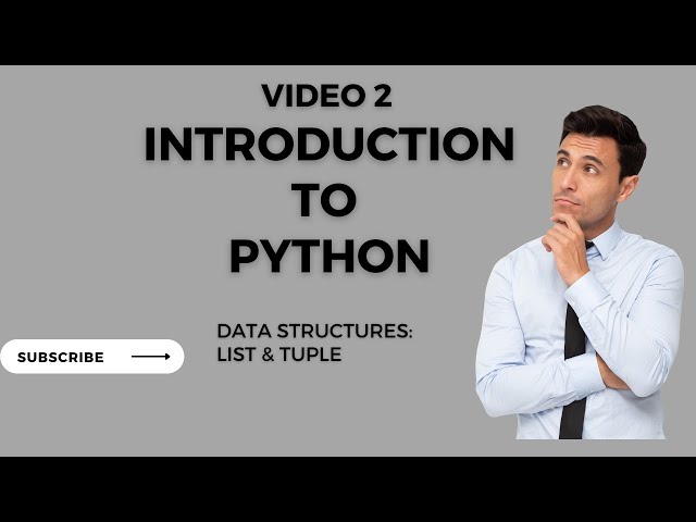 Python Programming for Beginners - Data Structure [List and Tuple]