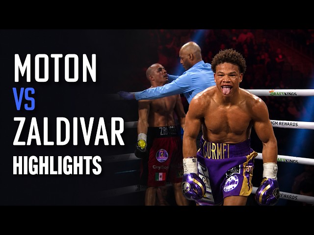 Curmel Moton vs Frank Zaldivar Highlights | Gervonta Davis 2.0