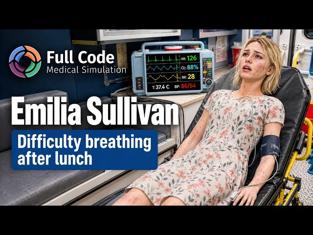 Full Code Medical Simulation #ALS-1 🚑 - Difficulty breathing after lunch