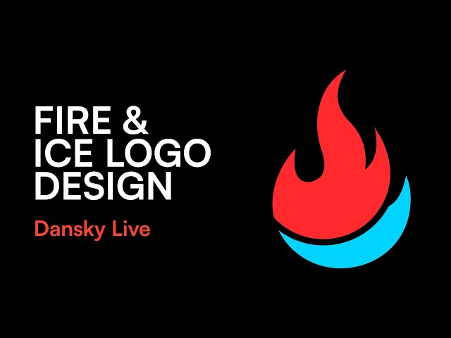 The Fire & Ice Logo Design Process - Dansky Live