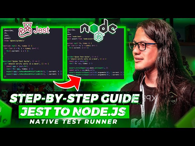 Migrating from Jest to Node.js Native Test Runner || Testing || Erick Wendel