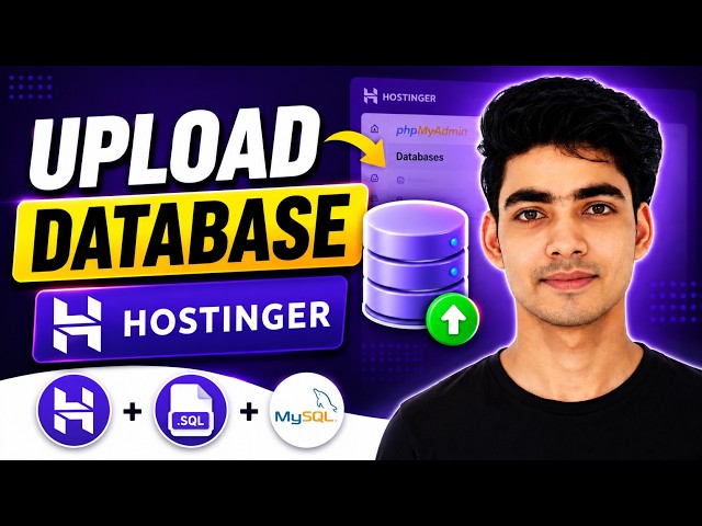 How to Upload Database in Hostinger (2026) | Import MySQL Database And PHP Website