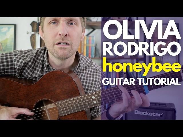 honeybee by Olivia Rodrigo Guitar Tutorial - Guitar Lessons with Stuart!