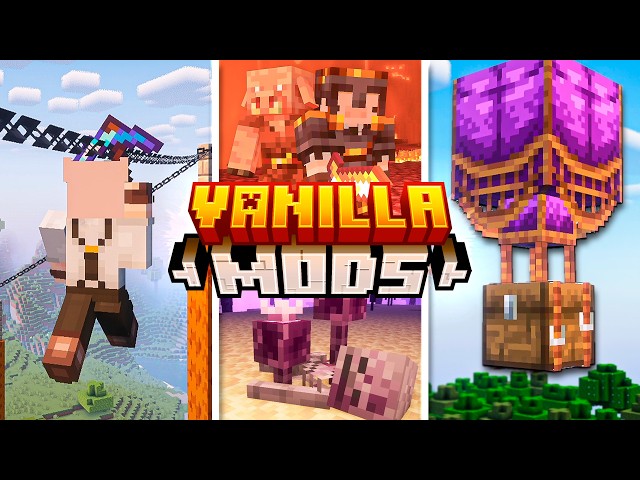 TOP 20 MODS to IMPROVE the VANILLA EXPERIENCE in MINECRAFT