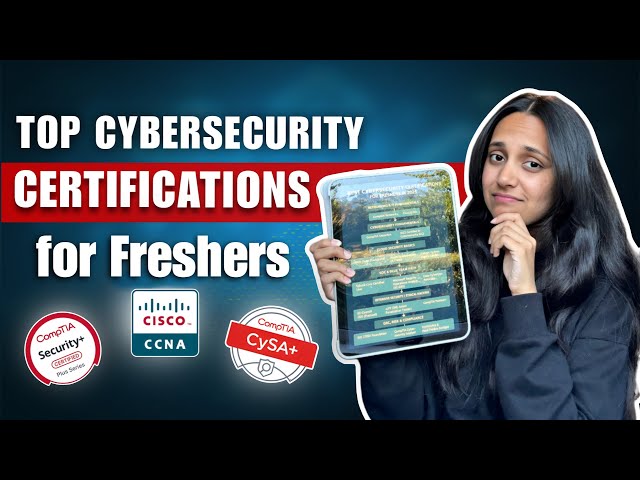 Top Cybersecurity Certifications for Beginners (2025) | Best Security Certs for Freshers