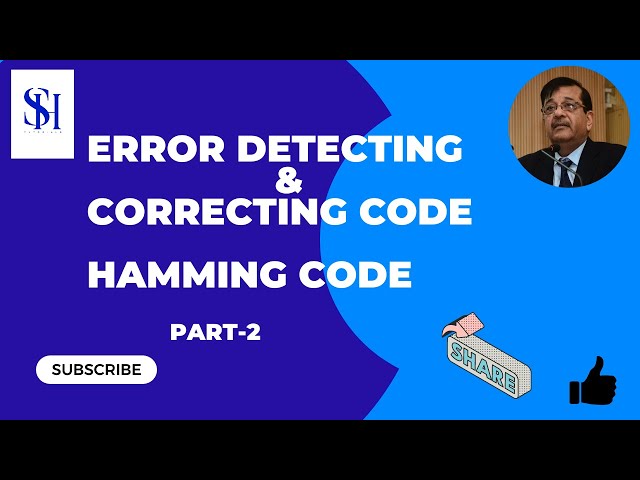 Hamming Code: Error Detection and Correction Made Simple || B.Tech. || Diploma Engg || GATE