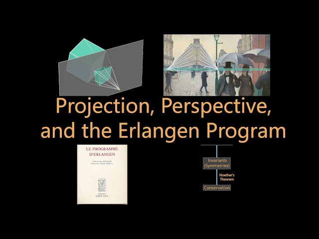 Projection, Perspective in Painting, & the Erlangen Program | Origin of Modern Mathematics & Physics