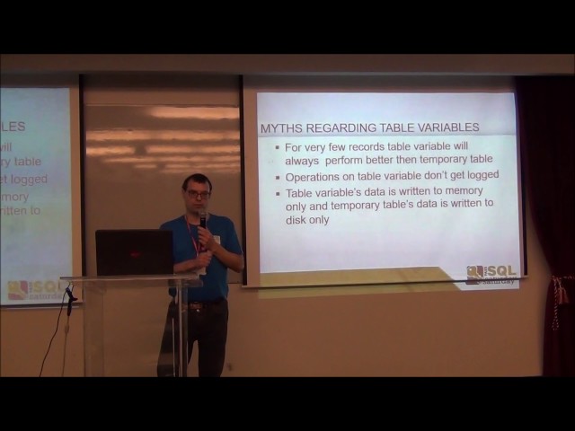 SQL Saturday Israel: "TempDB behind the scenes" by Adi Cohn