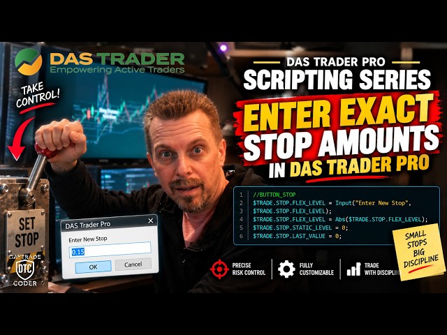 Enter Exact Stop Prices   DAS Trader Pro